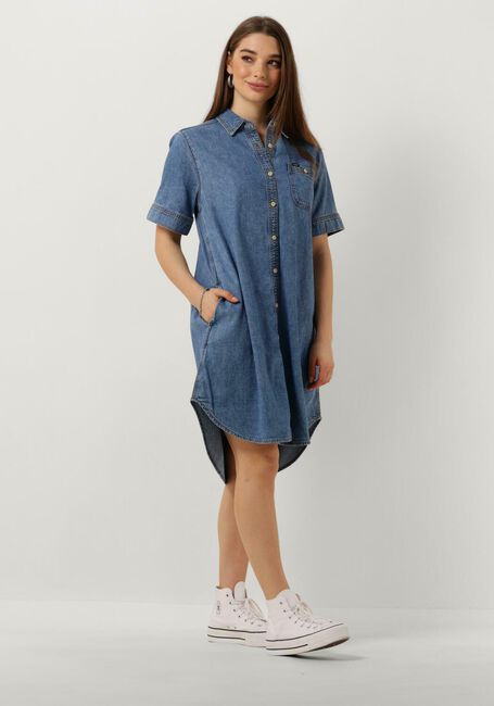 Blauwe LEE Mini jurk ALL PURPOSE A LINE DRESS - large