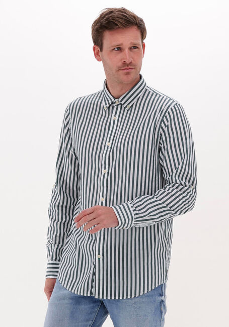 SCOTCH & SODA Chemise décontracté REGULAR-FIT STRIPED SHIRT en vert - large