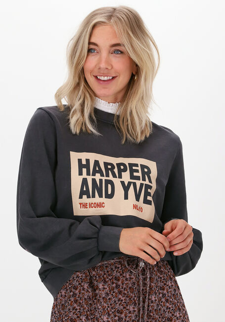 Grijze HARPER & YVE Sweater NO.10-SW - large