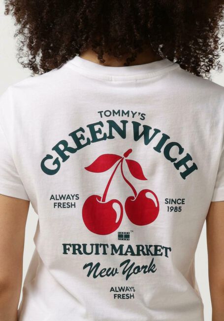 TOMMY JEANS T-shirt TJW REG NOVELTY 2 TEE en blanc - large
