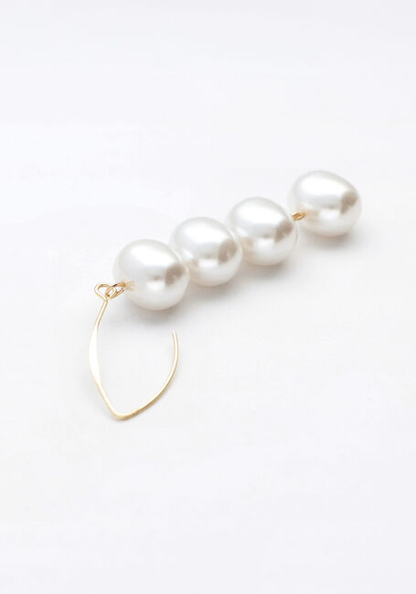  NOTRE-V Sieraad EARRING PEARLS - large