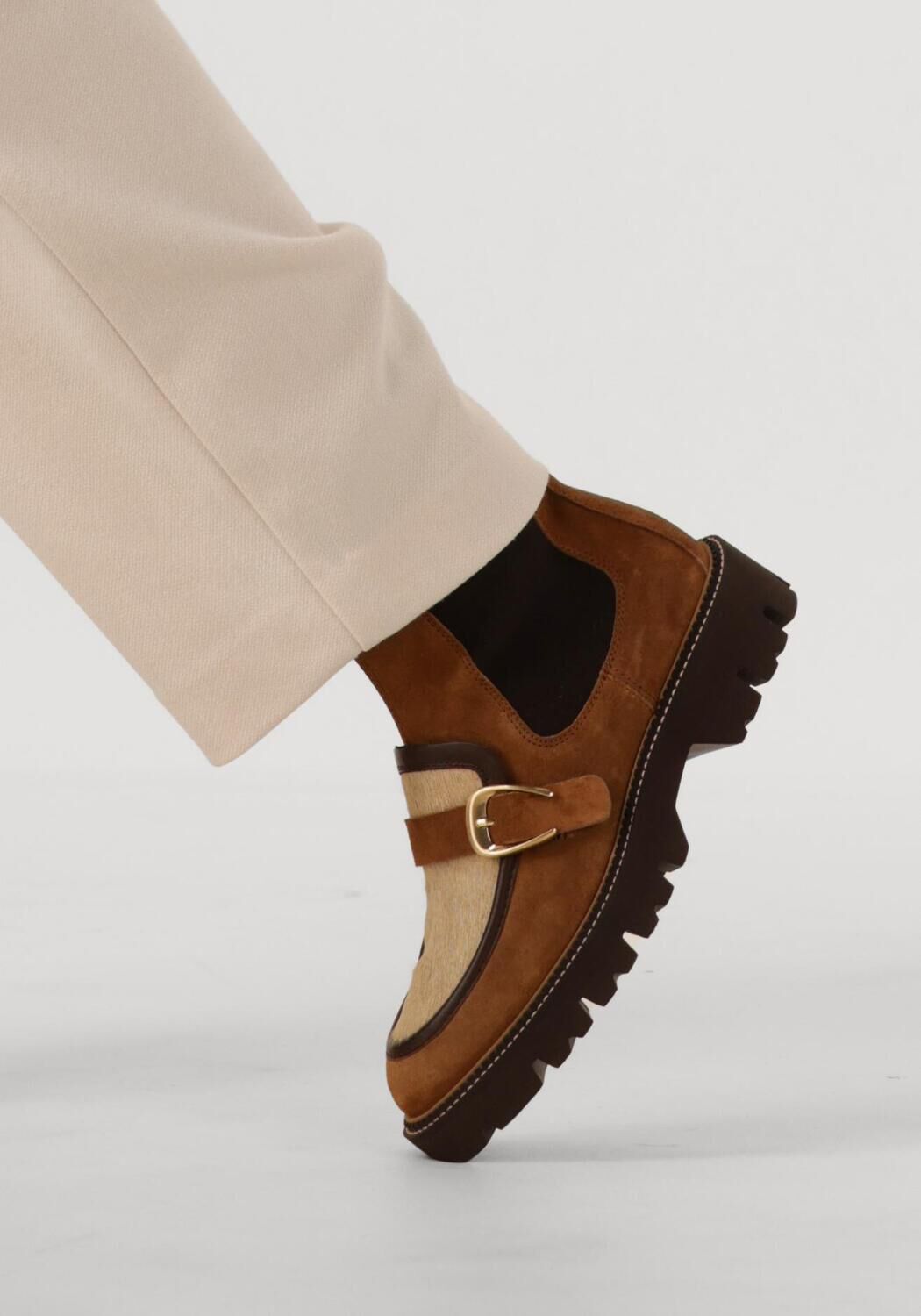 PERTINI Bottines chelsea 33119 en marron - large