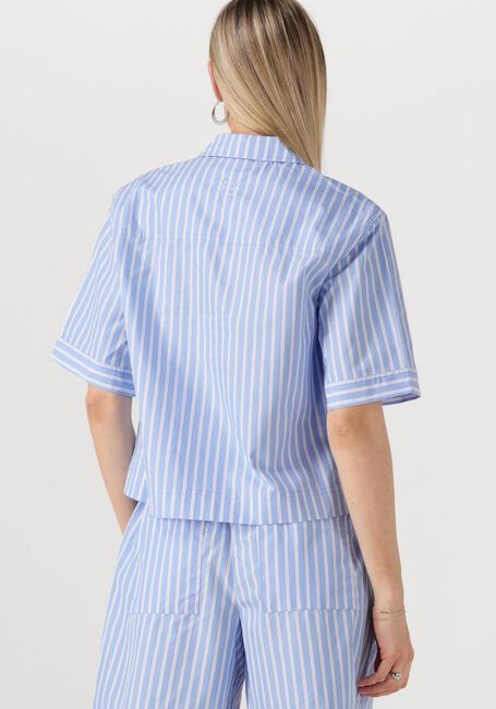 ROUGE EDIT ROUSHONA 2/4 RESORT COLLAR SHIRT Blouses Bleu clair - large
