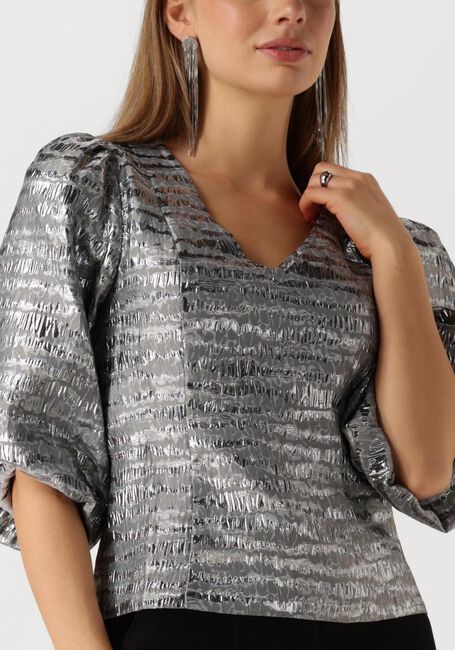 MINUS MSMELBI V-NECK BLOUSE Blouses en gris - large