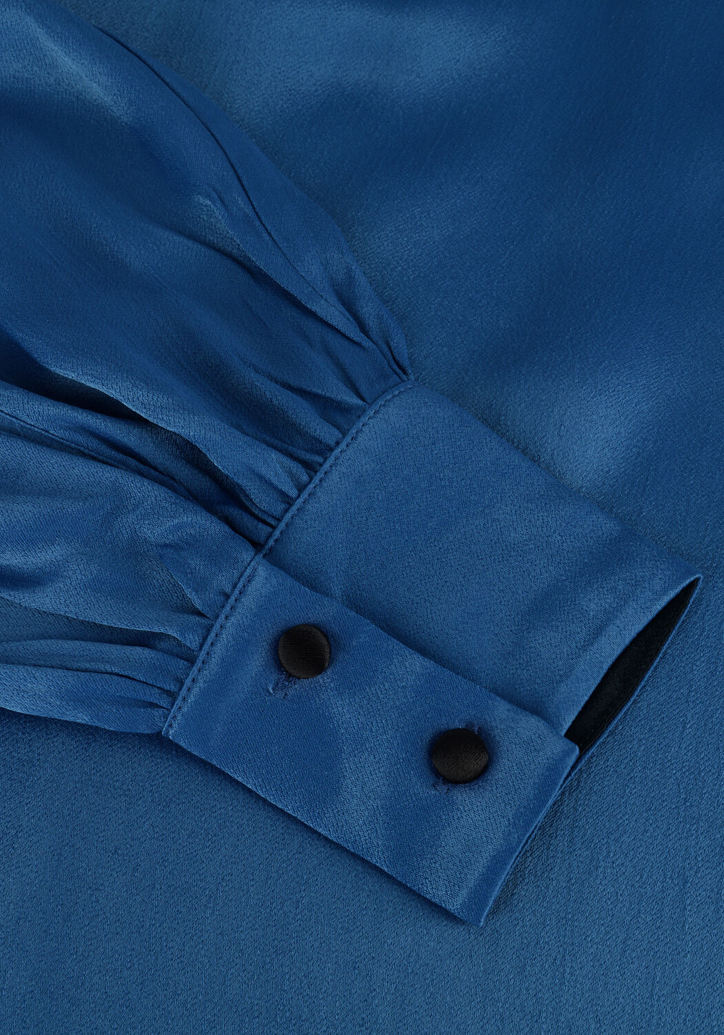 Blauwe MOS MOSH  SILJA GLOSSI BLOUSE - large