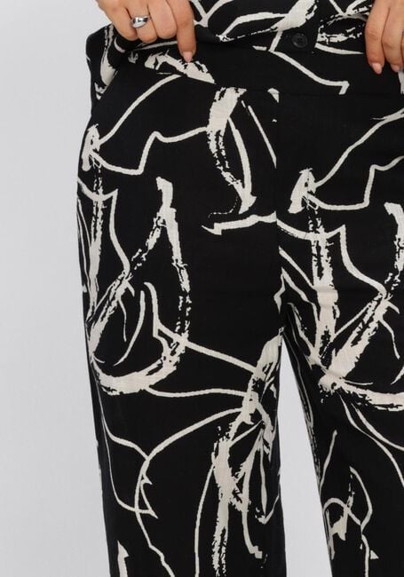 OBJECT Pantalon large OBJSANNE ALINE WIDE PANT en noir - large