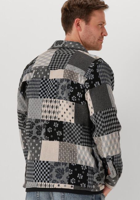 ANERKJENDT Surchemise AKOSCAR PATCHWORK OVERSHIRT en bleu - large
