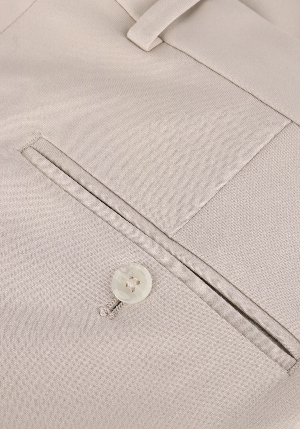 Beige SELECTED MEN Pantalon SLHSLIM-DELON JERSEY TRS FLEX NOOS - large