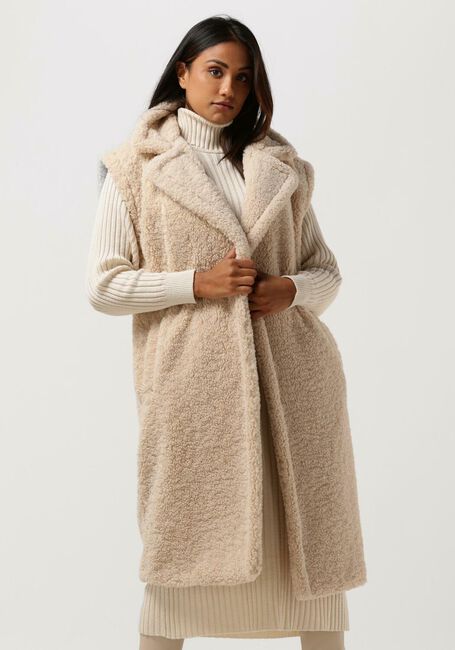 NOTRE-V Gilet TEDDY GILET en beige - large