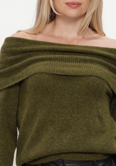 Y.A.S. Pull YASJOHI OS WOOL BLEND PULLOVER en vert - large