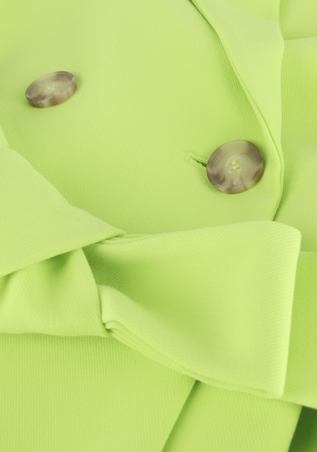 Lime BEAUMONT Mantel BELTED COAT - large