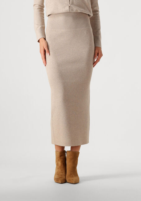 INWEAR Jupe maxi UDELIAIW RIB SKIRT en beige - large