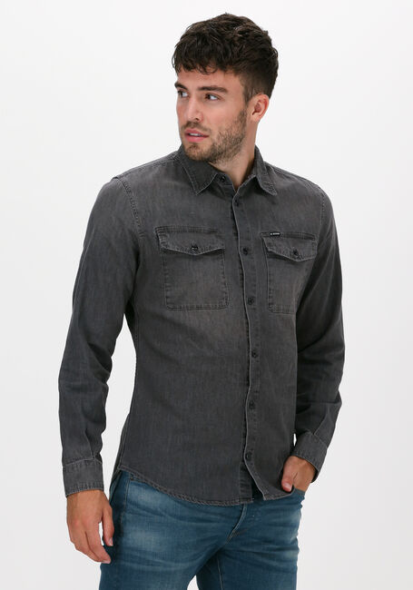 Grijze G-STAR RAW Casual overhemd C844 - LT WT NERO CRASER DENIM - large