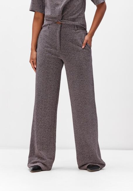 DANTE6 Pantalon large NOEMIA LUREX PANTS Anthracite - large