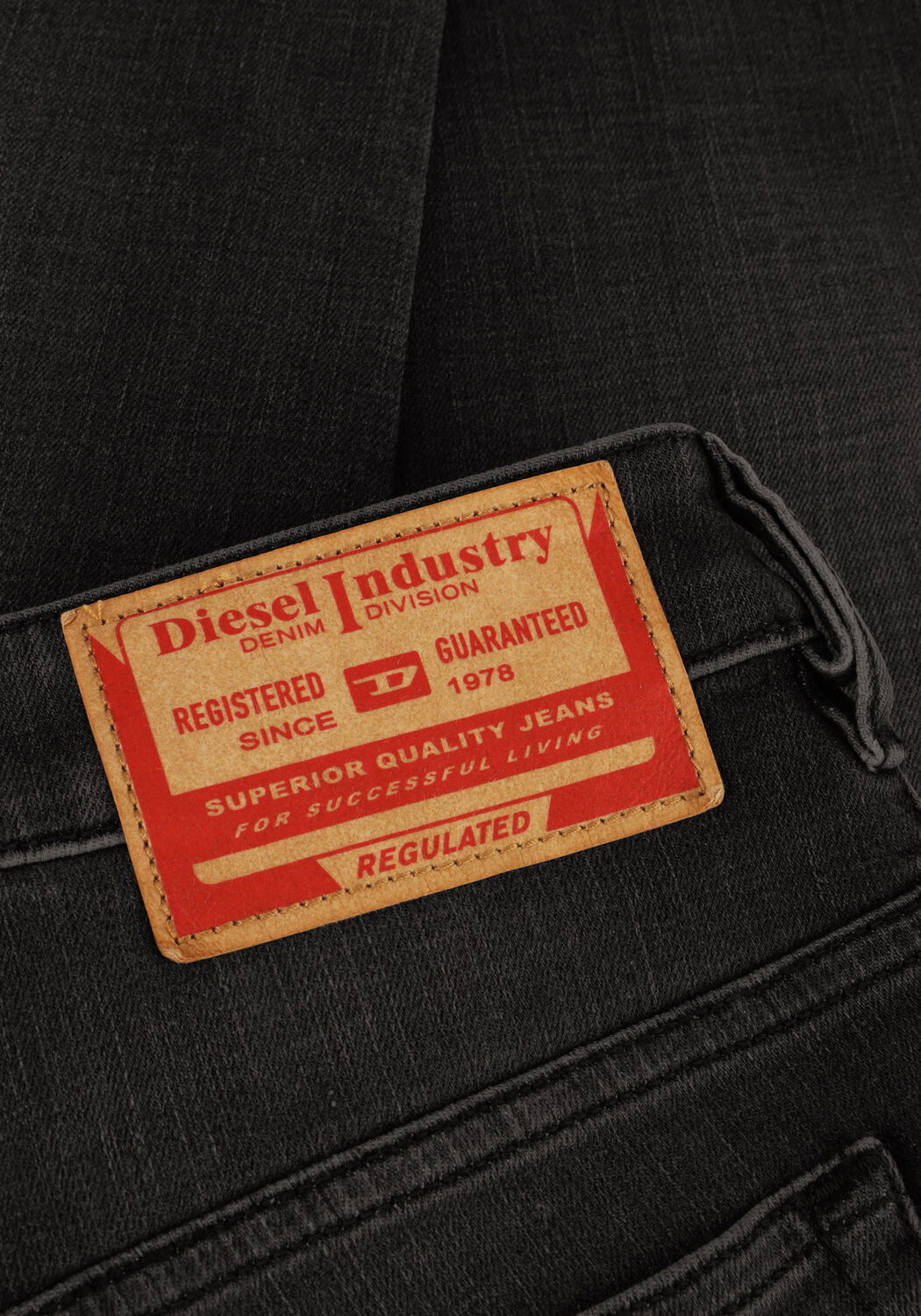 DIESEL Straight leg jeans D-YENNOX en gris - large