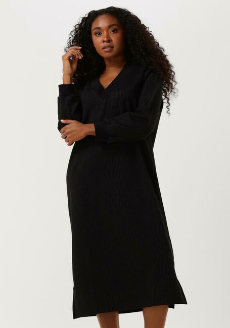 Donkerblauwe PENN & INK Midi jurk DRESS V - large