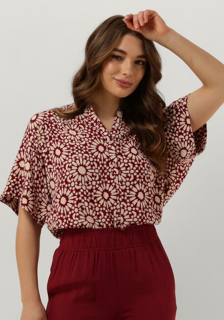 BY-BAR Haut BO SUNFLOWER BLOUSE Bordeaux - large