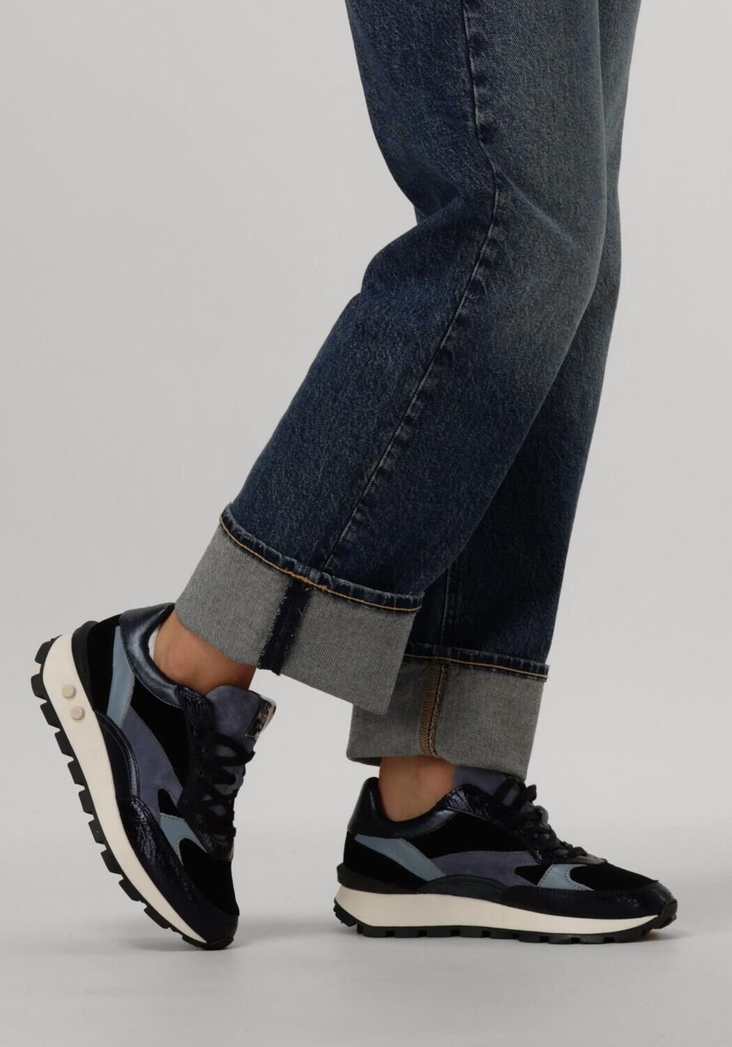 Blauwe FLORIS VAN BOMMEL Sneakers BLOKKI 04.01 - large