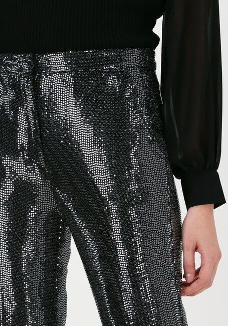 Zilveren SECOND FEMALE Flared broek FONTAINE NEW TROUSERS - large