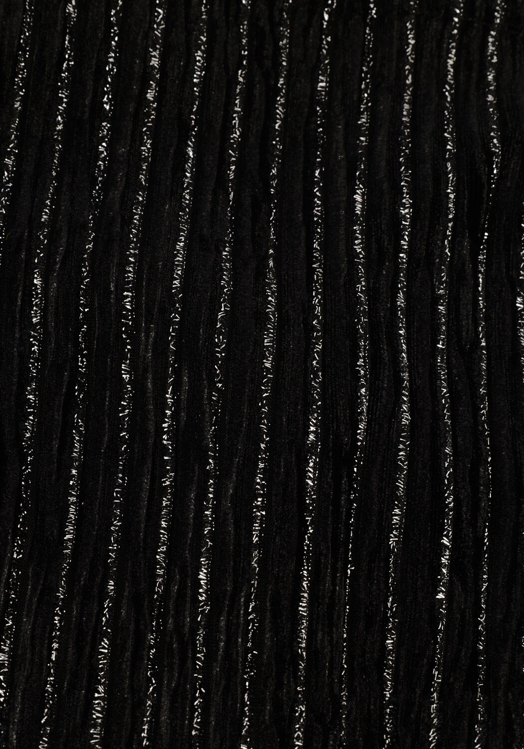 ANOTHER LABEL Pantalon &eacute;vas&eacute; RIVOLI VELVET PANTS en noir - large