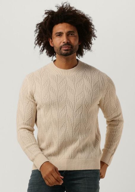 SELECTED HOMME Pull CARIS LS KNIT CREW NECK Sable - large