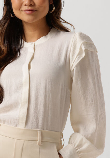 Witte OBJECT  OBJSOPHIE L/S SHIRT - large