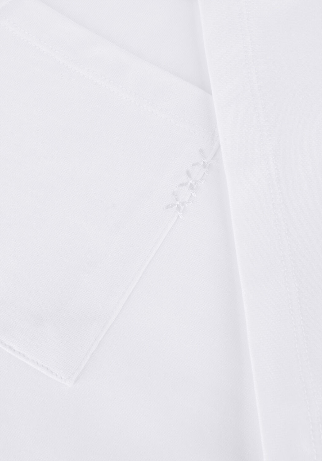 SCOTCH & SODA T-shirt 3 CROSSES LOOSE FIT POCKET T-SHIRT en blanc - large