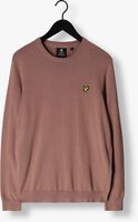 LYLE & SCOTT T-shirt COTTON CREW NECK JUMPER en rose