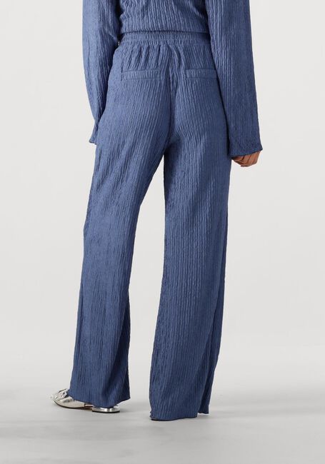 COLOURFUL REBEL Pantalon large MELODY STRUCTURE STRAIGHT PANTS en bleu - large