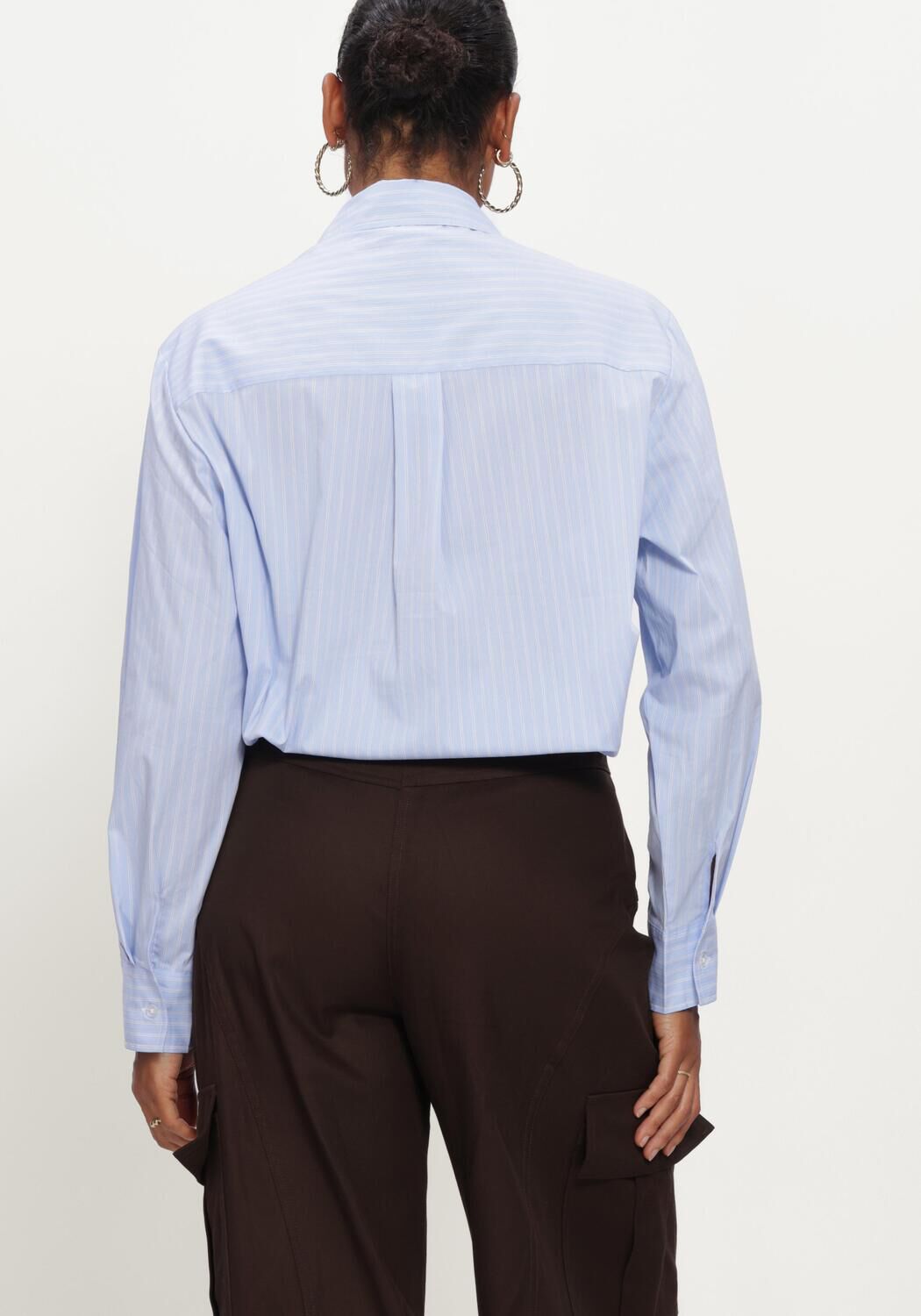 Lichtblauwe COPENHAGEN MUSE  CMSHIRTY-SHIRT - large