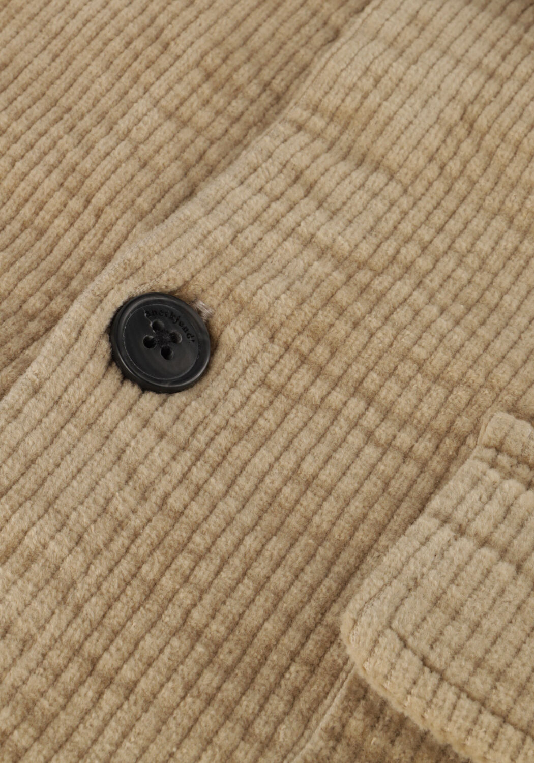 ANERKJENDT Surchemise AKOSCAR HEAVY CORD OVERSHIRT en beige - large