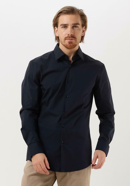 BOSS BLACK Chemise classique H-HANK-KENT0C1-214 Bleu foncé - large