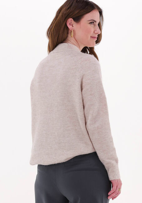Beige SELECTED FEMME Trui LULU LS KNIT HIGH NECK B - large