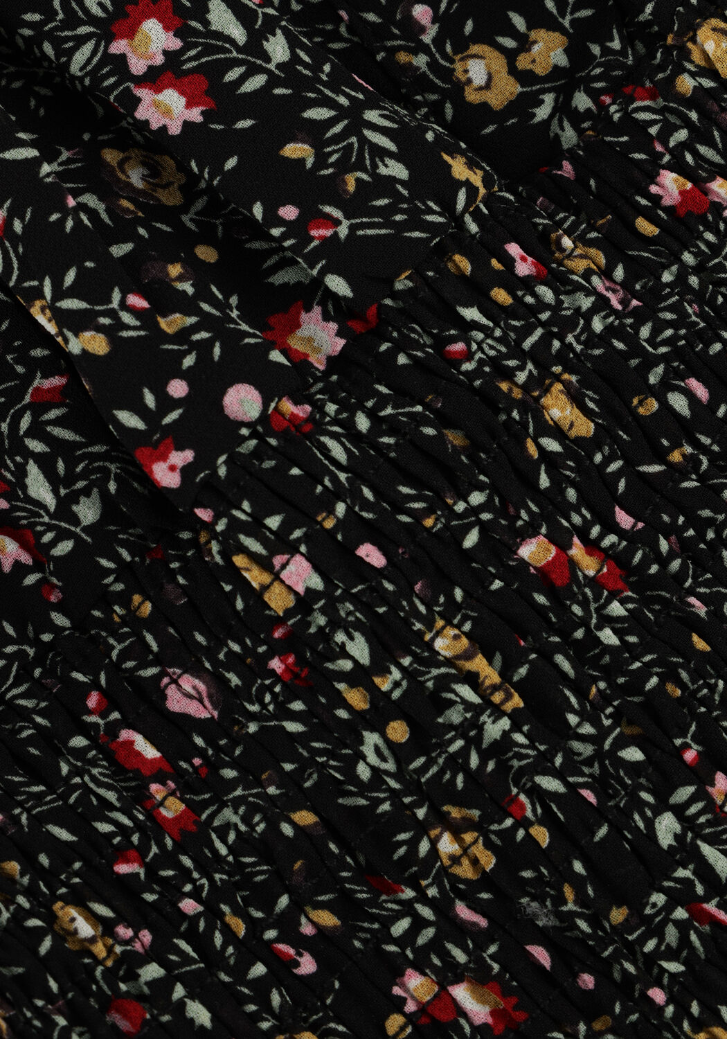 Groene COLOURFUL REBEL Mini jurk ZINA MINI FLOWER MINI DRESS - large