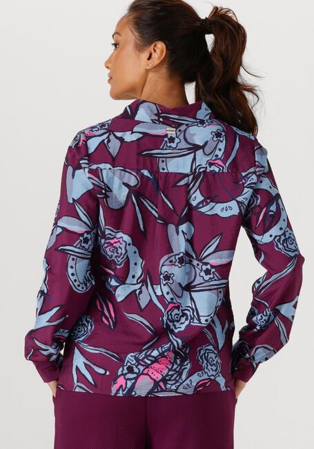 Paarse POM AMSTERDAM Casual overhemd BLOUSE - MILA MYSTIC DINNER - large