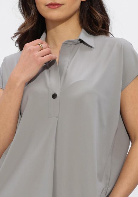 Grijze PENN & INK Midi jurk DRESS - large