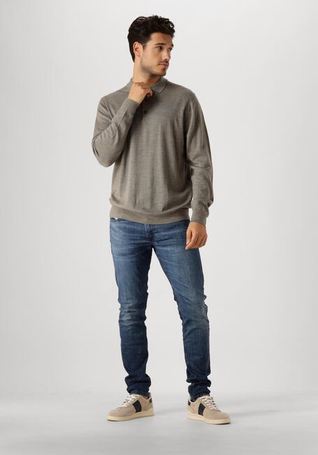 Groene PROFUOMO Polo POLO LONG SLEEVE - large