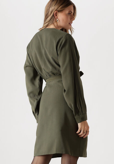 ANOTHER LABEL Mini robe CLAUDIA DRESS LS en vert - large