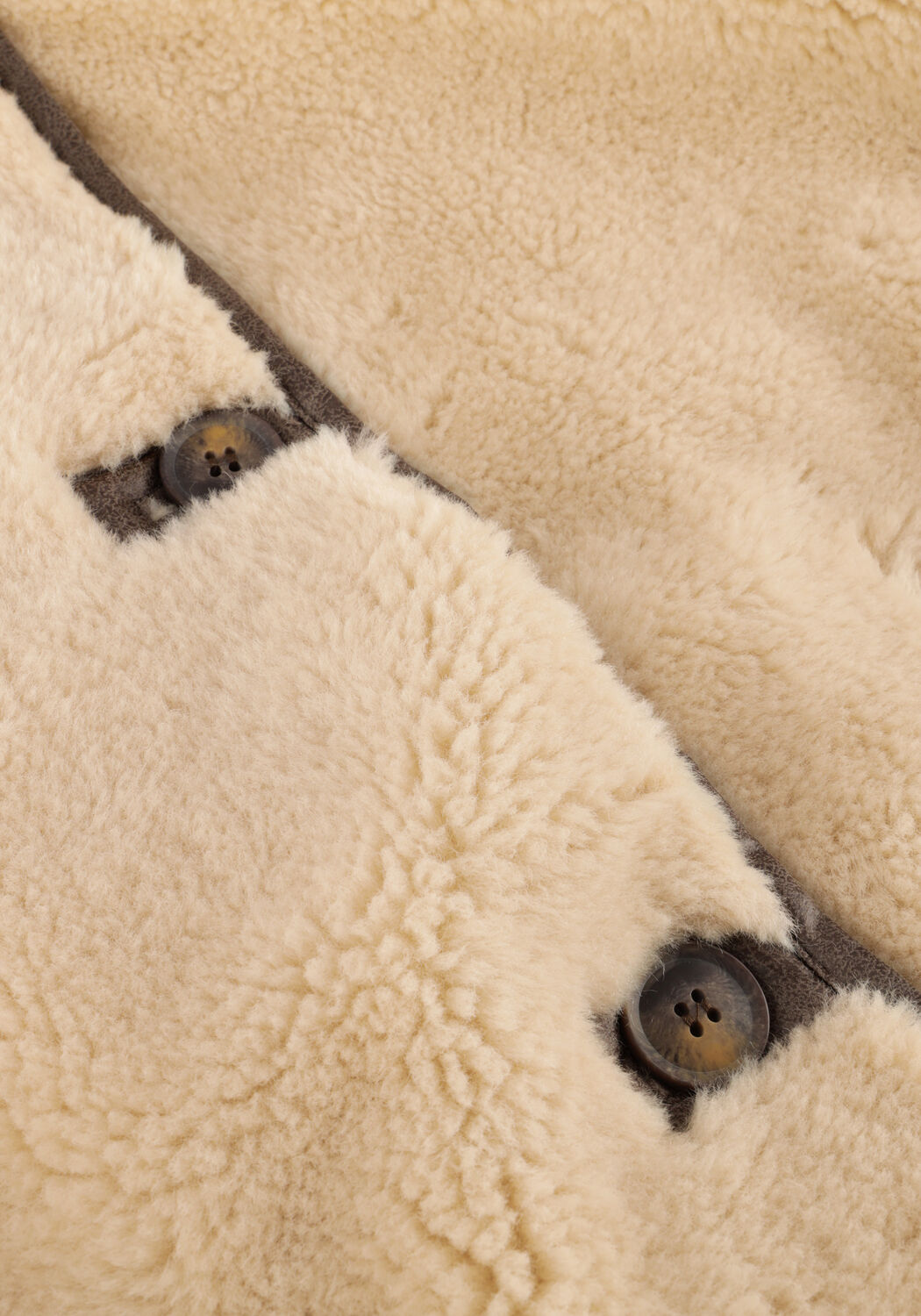 Beige WITHBLACK Teddy jas WBLDAJANA PILE JACKET - large