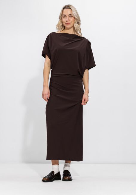 STUDIO ANNELOES Robe maxi Ineke dress en marron - large