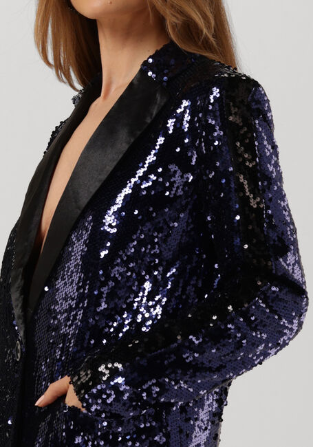 Blauwe COLOURFUL REBEL Blazer AYLA SEQUINS SINGLE BREASTED BOYFRIEND BLAZER - large