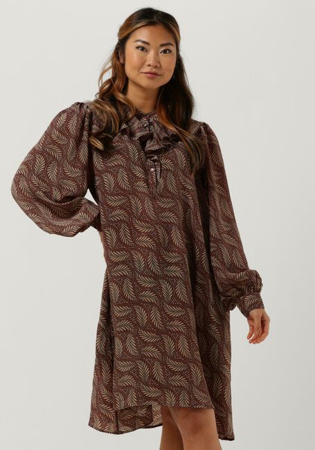 SISSEL EDELBO Mini robe CINDY SHORT DRESS en marron - large