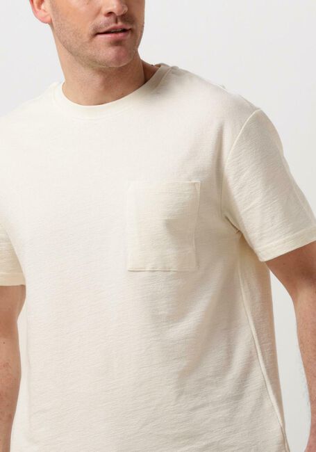 Gebroken wit ANERKJENDT T-shirt AKKIKKI S/S STRUCTURE POCKET TEE - large