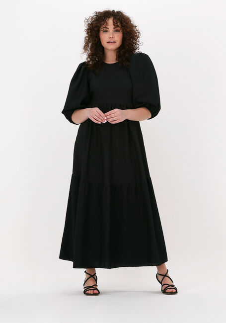 Zwarte NOTES DU NORD Maxi jurk CARRIE DRESS - large