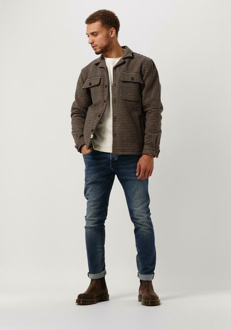 Bruine ANERKJENDT Jack AKCUBA DOGTOOTH OVERSHIRT Bruine ANERKJENDT Jack AKCUBA DOGTOOTH OVERSHIRT - large