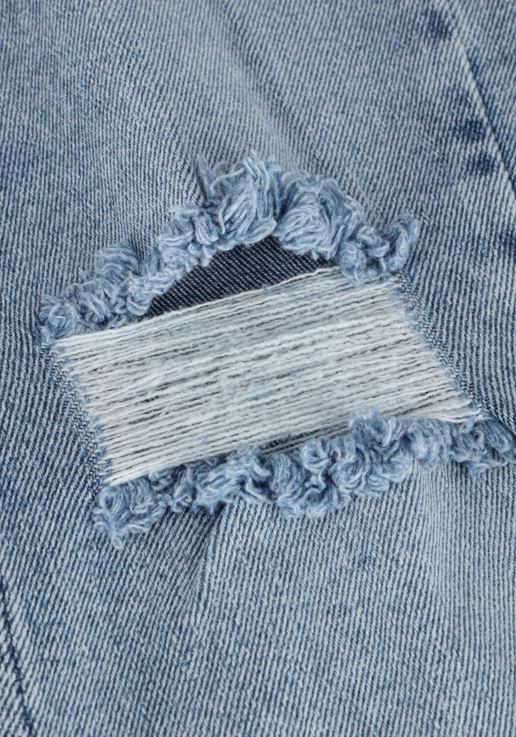 Lichtblauwe HOUND Straight leg jeans RIPPED DENIM Omoda