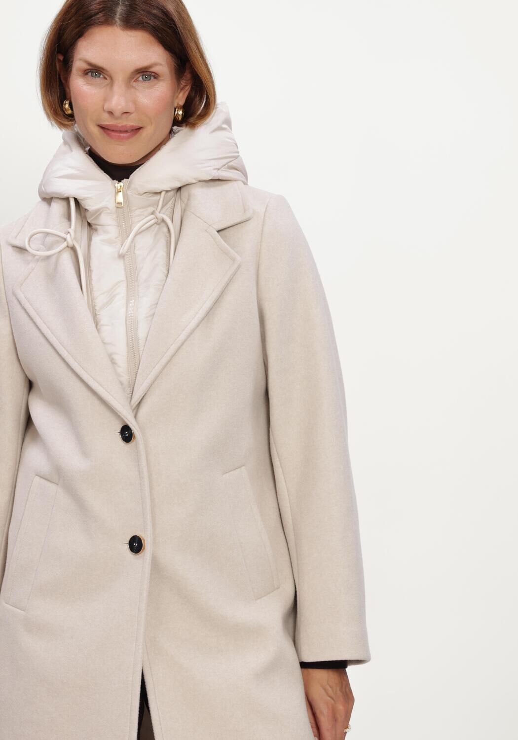 BEAUMONT Manteau ELVIRA COAT en beige - large
