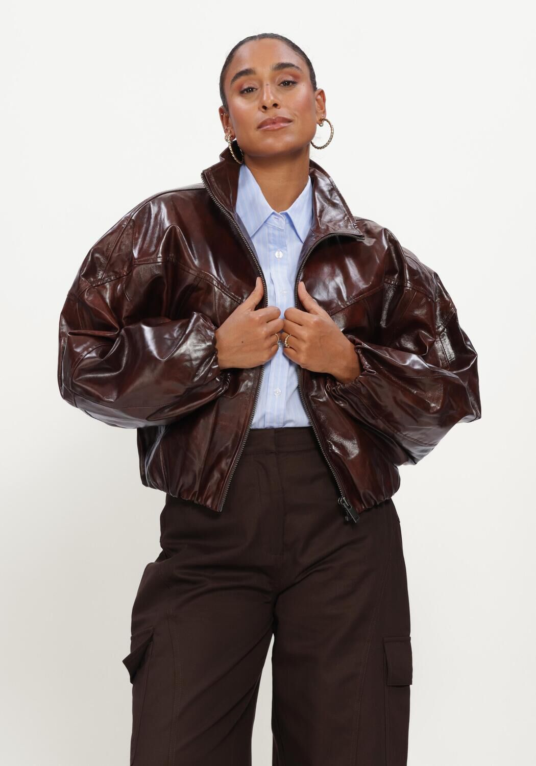 Bruine COPENHAGEN MUSE Jassen CMKRISTA-JACKET - large