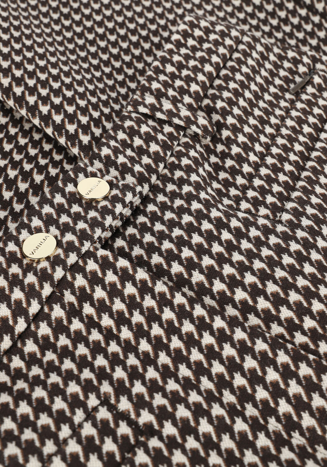 VANILIA Pantalon &eacute;vas&eacute; FLARE PIED en marron - large