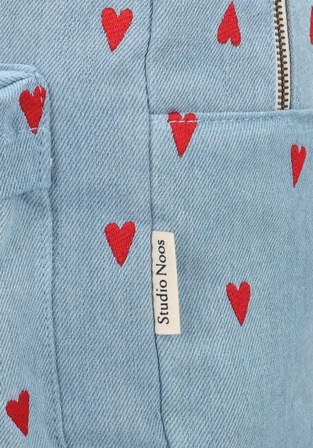 Blauwe STUDIO NOOS Rugtas DENIM HEARTS MIDI BACKPACK Blauwe STUDIO NOOS Rugtas DENIM HEARTS MIDI BACKPACK - large